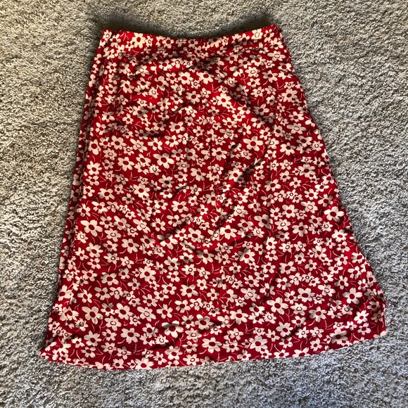 Madewell Side Button Skirt Full Bloom - Picture 4 of 6